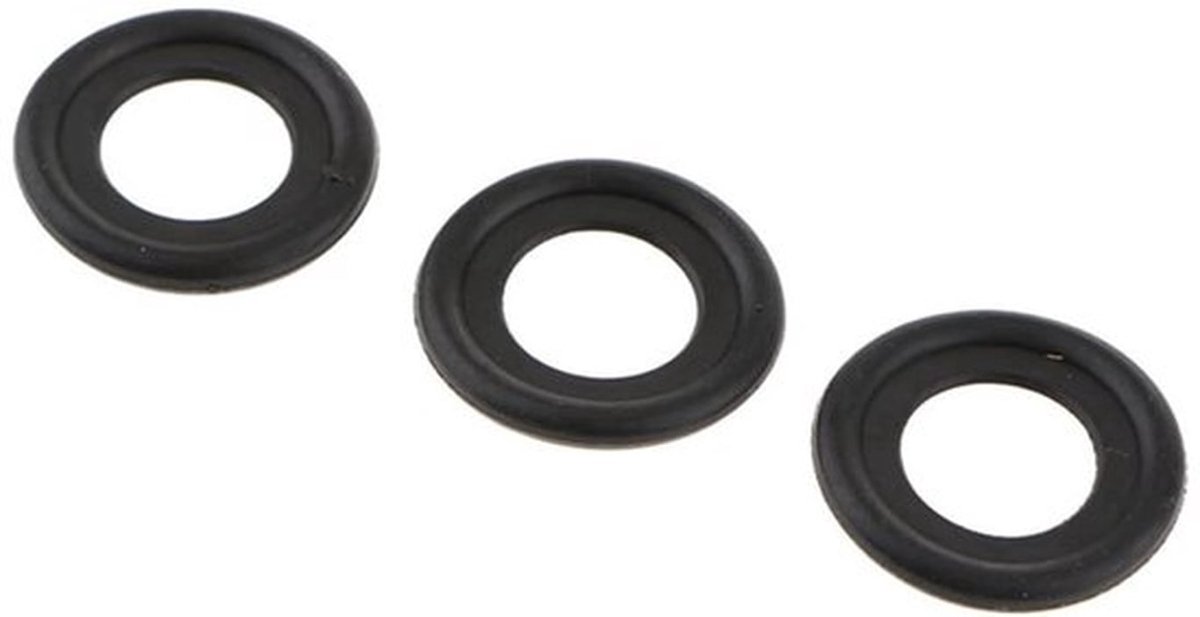 Afvoerplug Zwart - Rubber - M12 - 25 Stuks - Onderdeelnummer 12616850 - Compatibel met GM 1975-2021 - Afdichtring