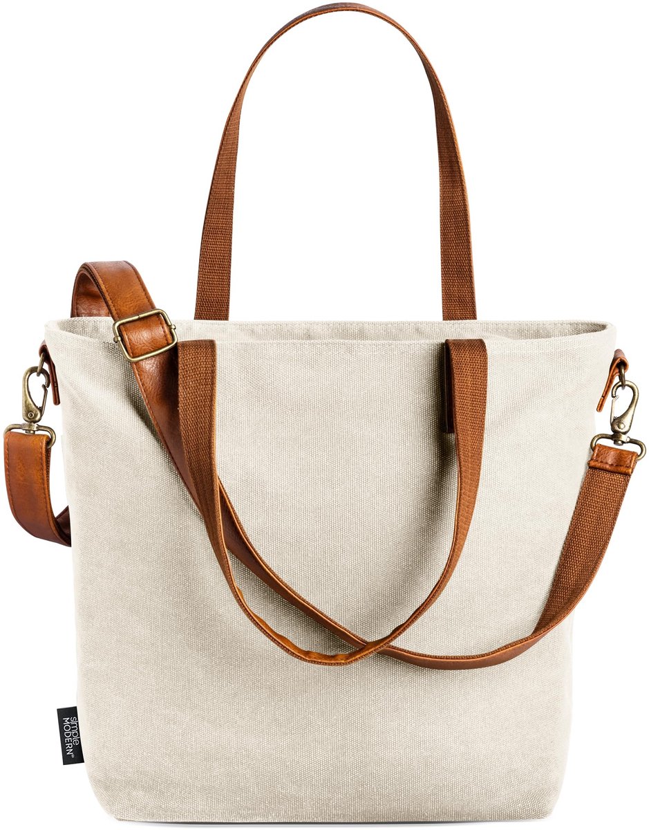 Solidchoice - Duurzame Canvas Tote Bag voor School en Reizen