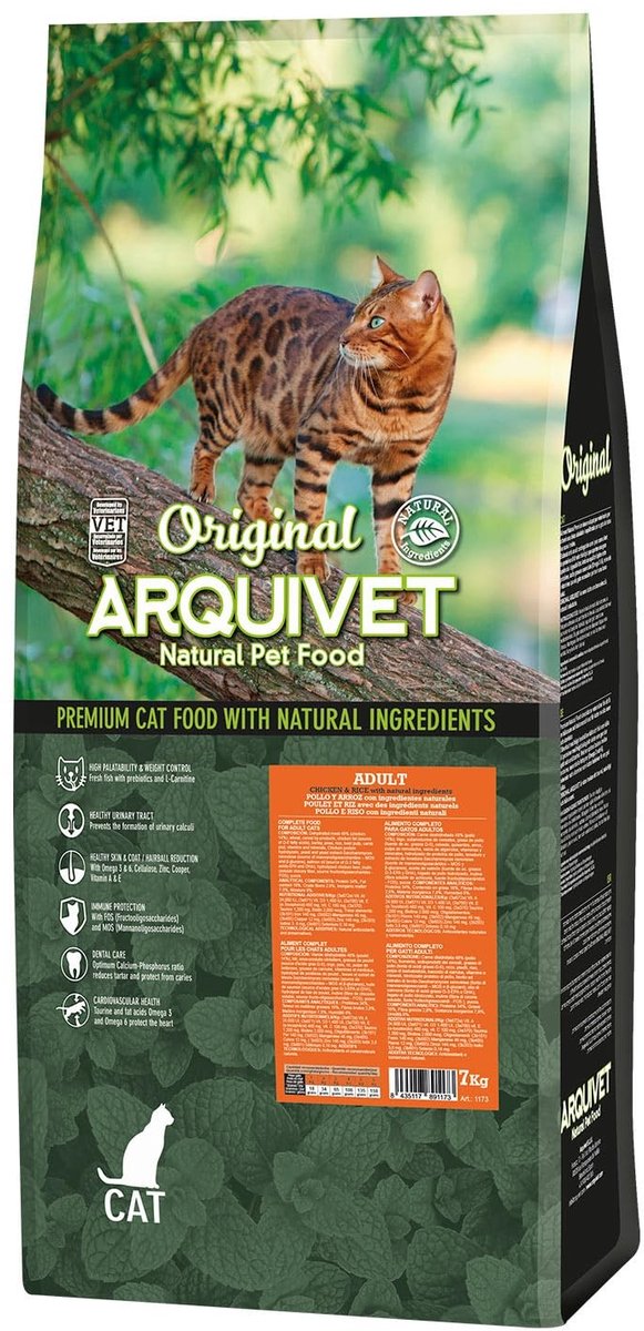 Solidchoice - Volledig Voer voor Volwassen Katten met Kip en Rijst, 7 kg