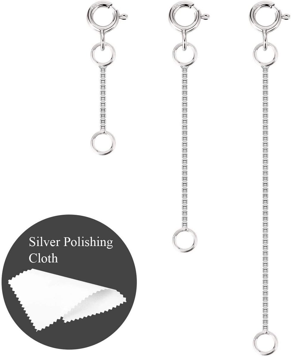 Solidchoice - Zilveren Ketting Verlengstuk voor Sieraden