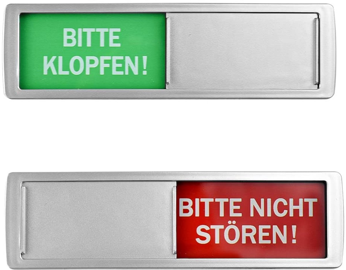 Solidchoice - Privacy Deurbord met Glijdende Slider voor Kantoor en Thuis