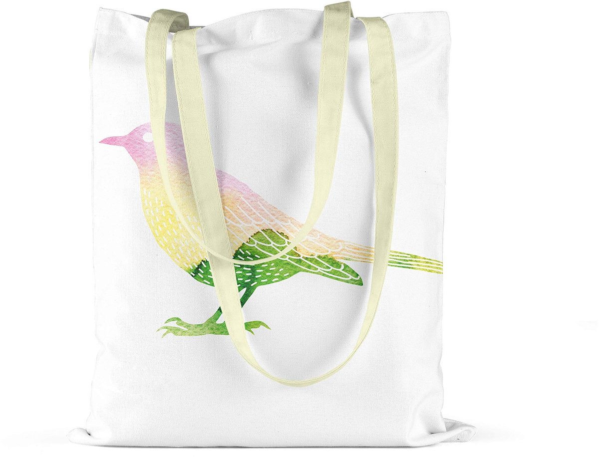 Solidchoice - Herbruikbare Canvas Shopping Bag, Eco-Vriendelijk en Vouwbaar
