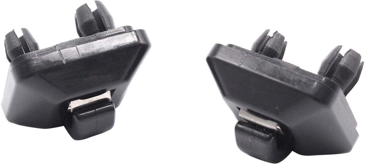 Solidchoice - 2 Stuks Zwarte Zonnevisclip voor Audi Modellen