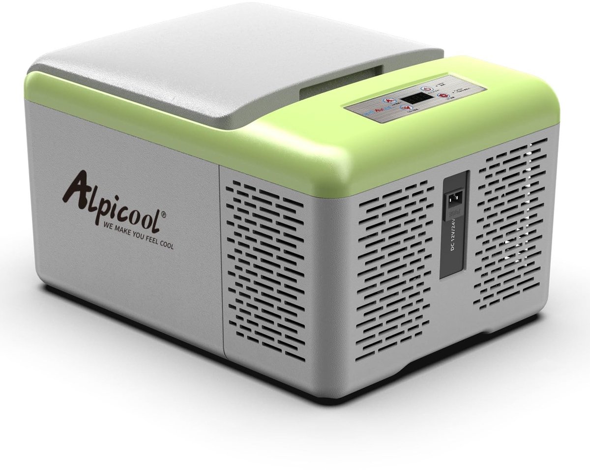 Solidchoice - Mini Koelbox, 9L, Draagbare Koeler met Compressor voor Auto en Camping