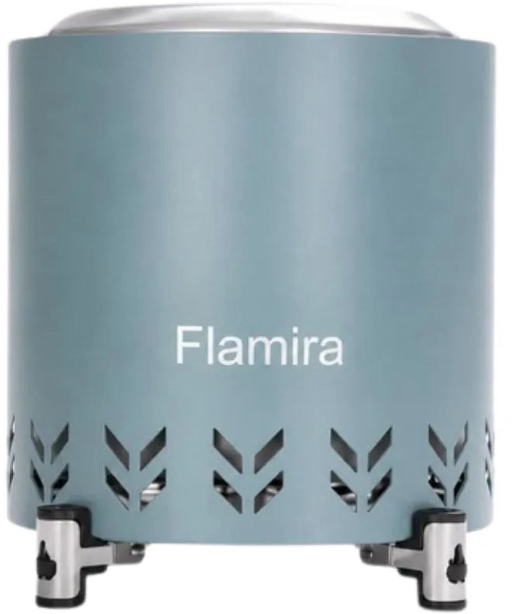 Flamira - Tafelmodel buitenhaard - Sage Blue