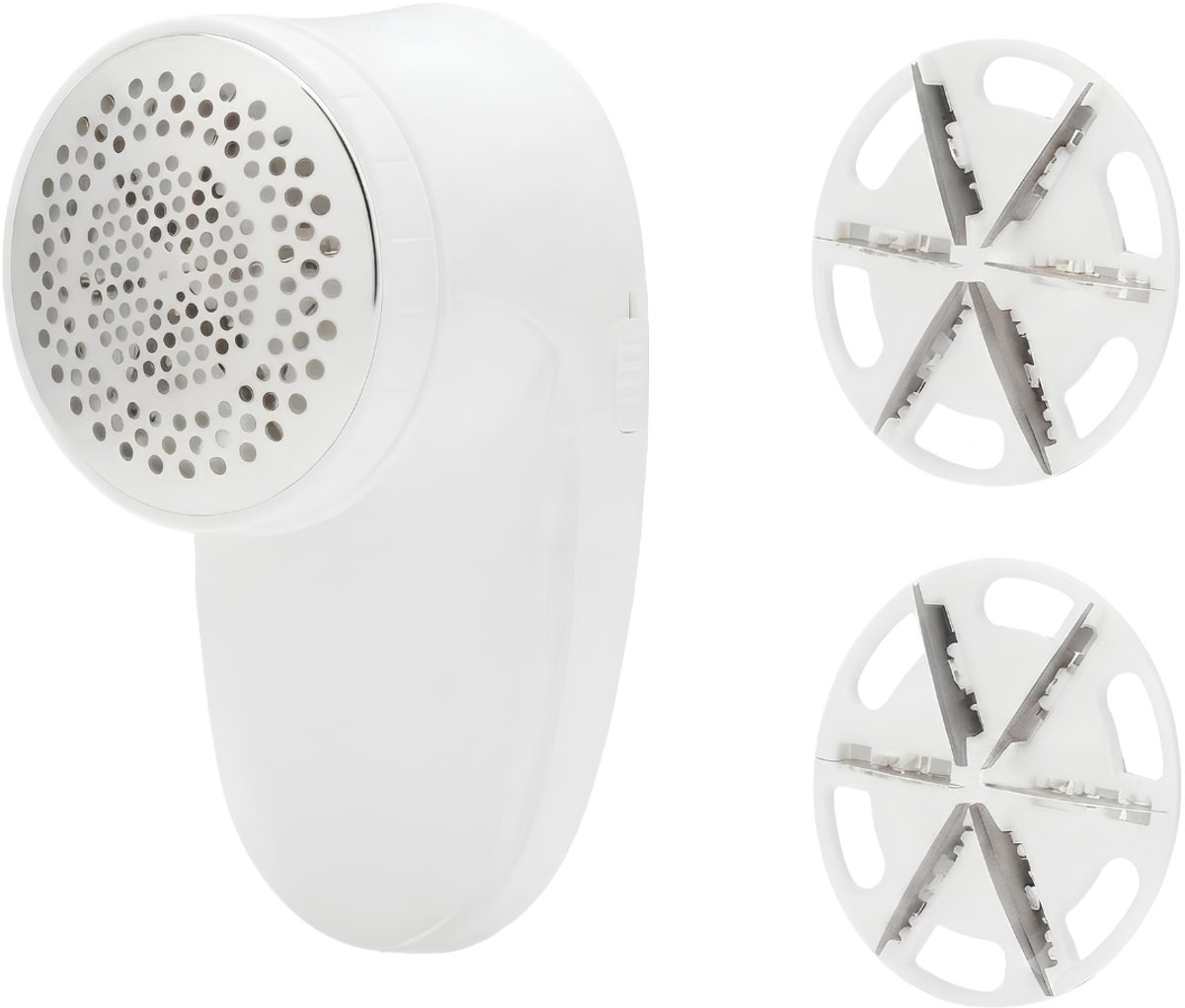 Lìon® Pluizenverwijderaar - Ontpluizer & Pluizentondeuse - Pluizenverwijderaar Elektrisch - Wit - 8cm x 8cm x 14cm
