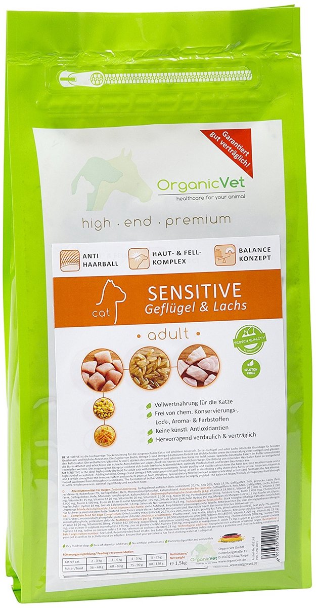 Solidchoice - Droogvoer voor Katten met Gevoelige Maag, Kip en Zalm
