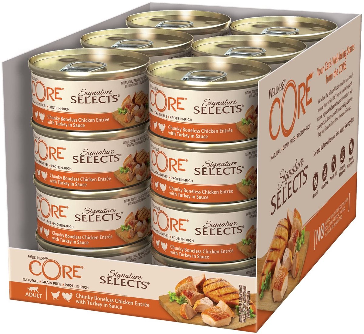 Solidchoice - Natvoer voor Katten met Kip en Kalkoen - 24 Porties in Saus