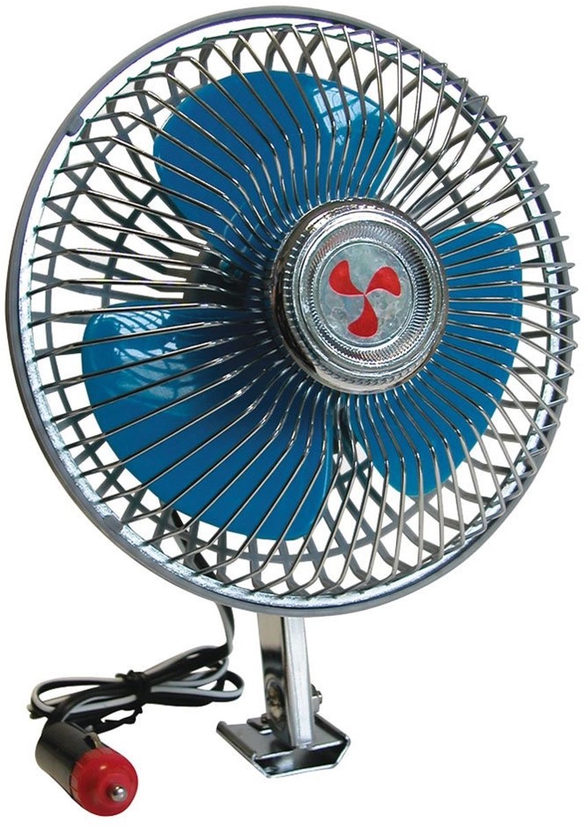Solidchoice - Oscillerende Ventilator met 12V Voeding