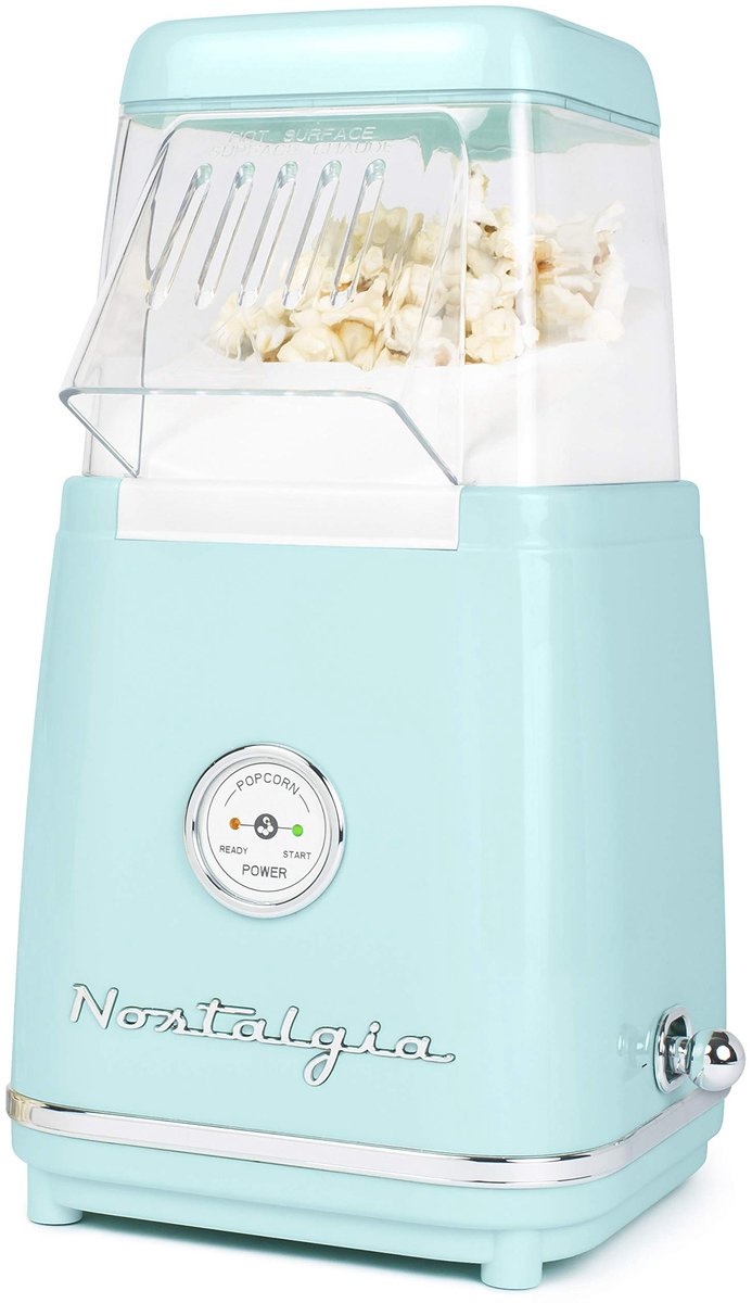 Solidchoice - Retro Popcorn Maker voor Gezonde Snacks zonder Olie