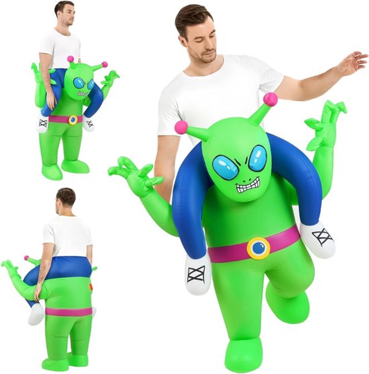 Opblaasbaar Kostuum voor Volwassenen en Kinderen - Grappige Halloween Outfit voor Cosplay en Feestjes