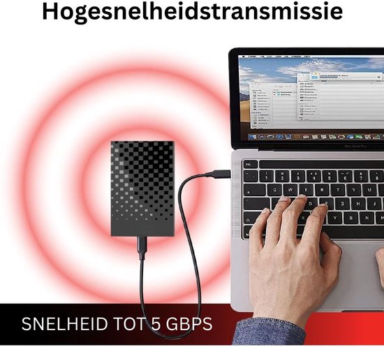 Zavio® Externe Harde Schijf - Harde Schijf Extern - Externe Harde Schijven van Zavio — afbeelding 3
