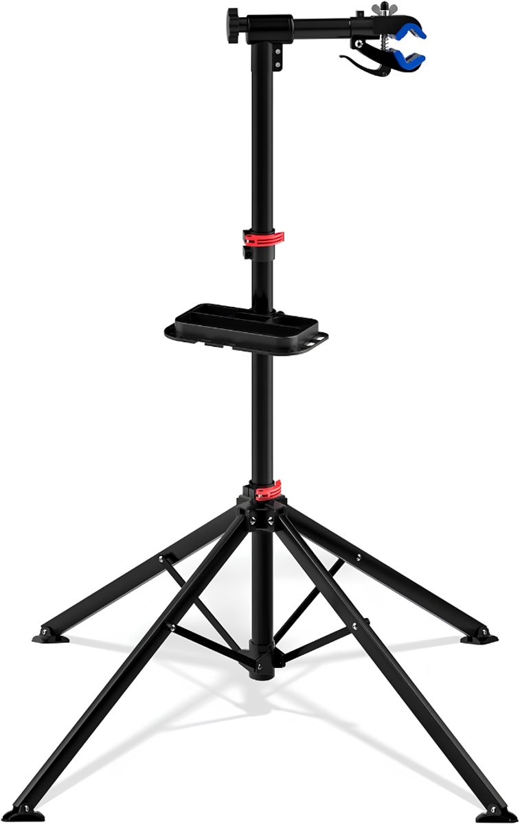 KIRA® Fietslift - Fietsenstandaard - Fiets Montagestandaard - Zwart - 108cm x 144cm x 190cm