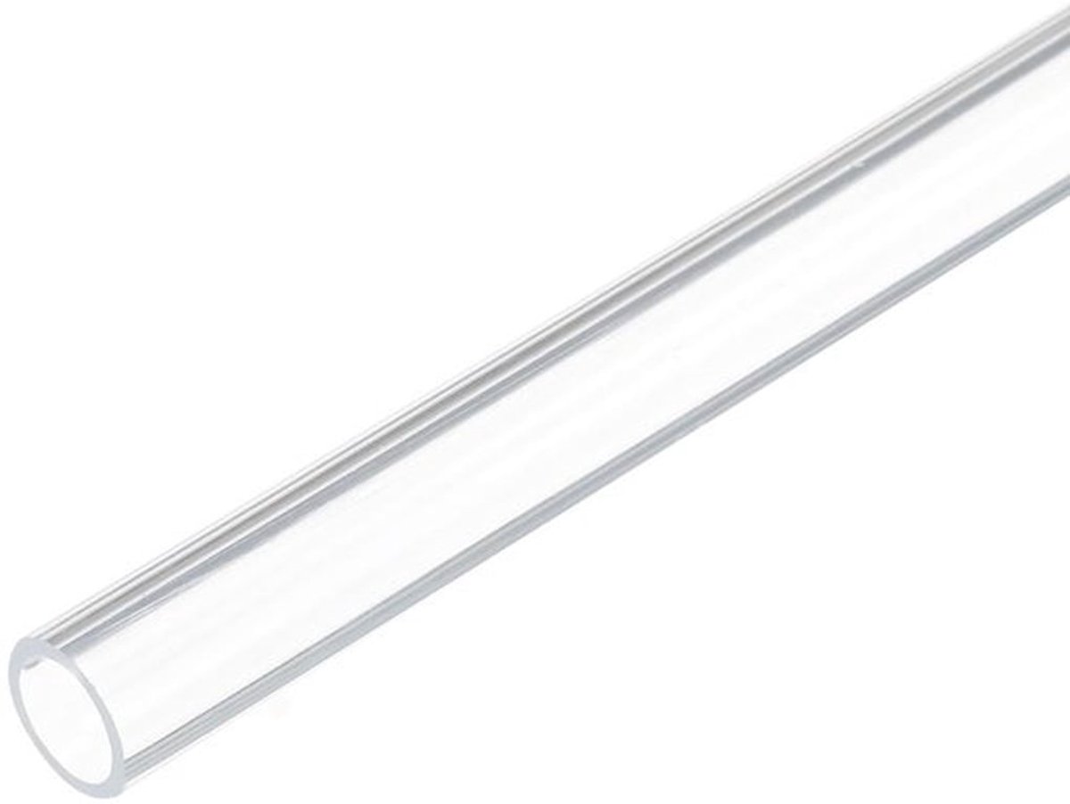 12 inch heldere plastic stijve buis 9mm x 12mm (3/8" x 1/2") acrylbuis ronde polycarbonaatbuis, [voor sanitair, hydraulica, pneumatiek, aquarium, doe-het-zelf]