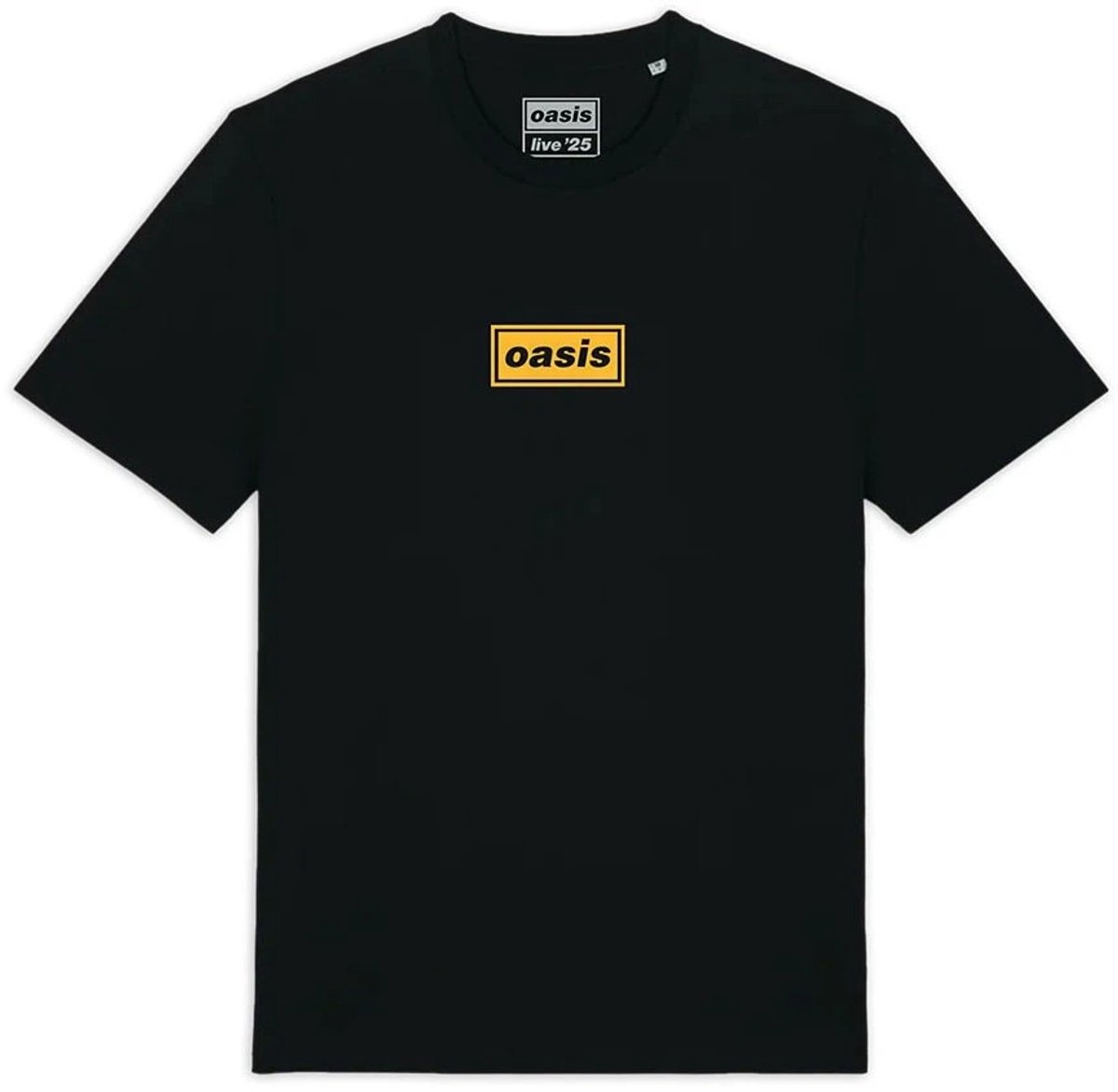 Oasis - East Rutherford Half Faces Fan Store Heren Tshirt - L - Zwart