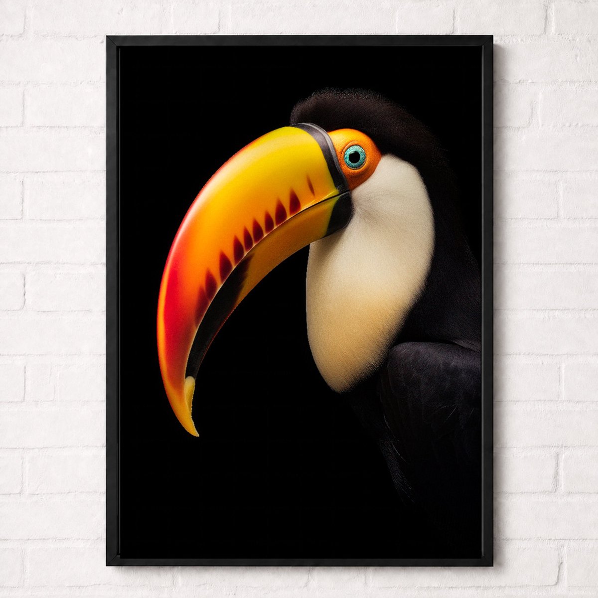 Toekan Poster - Vogelportretten Collectie - Dieren Posters - A2+ 43,2 x 61 cm