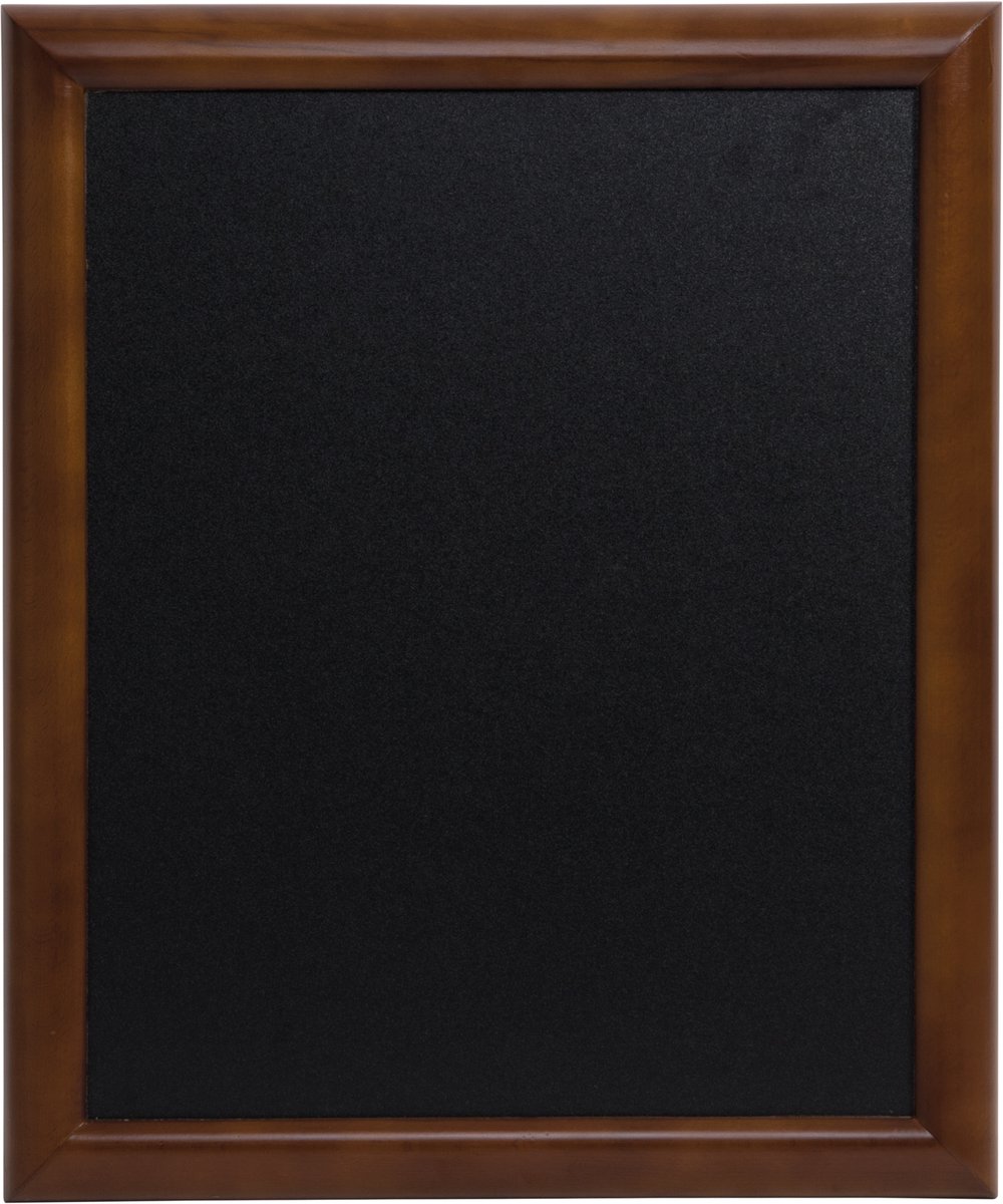 Securit® universeel wandkrijtbord in donkerbruin (M) 60 cm