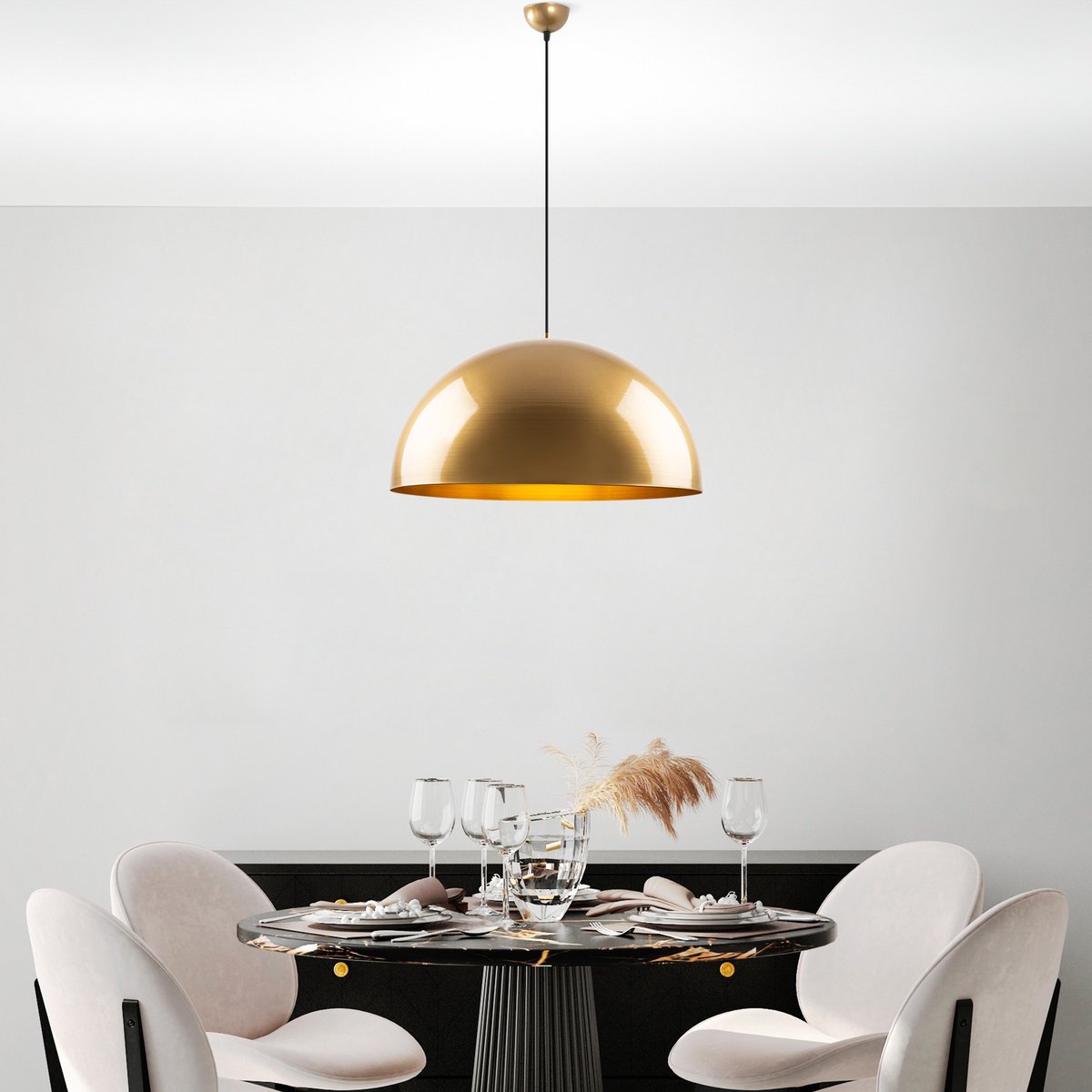 Asir - Kroonluchter - Goud - 60 x 60 x 126 cm