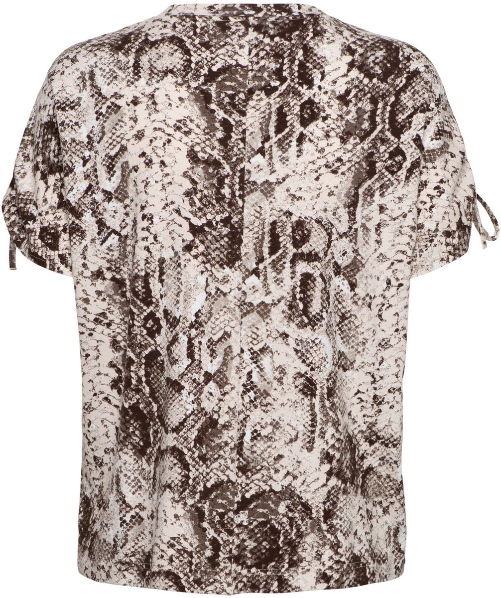 &Co Woman VIANA SNAKE - Top - L - Bruin