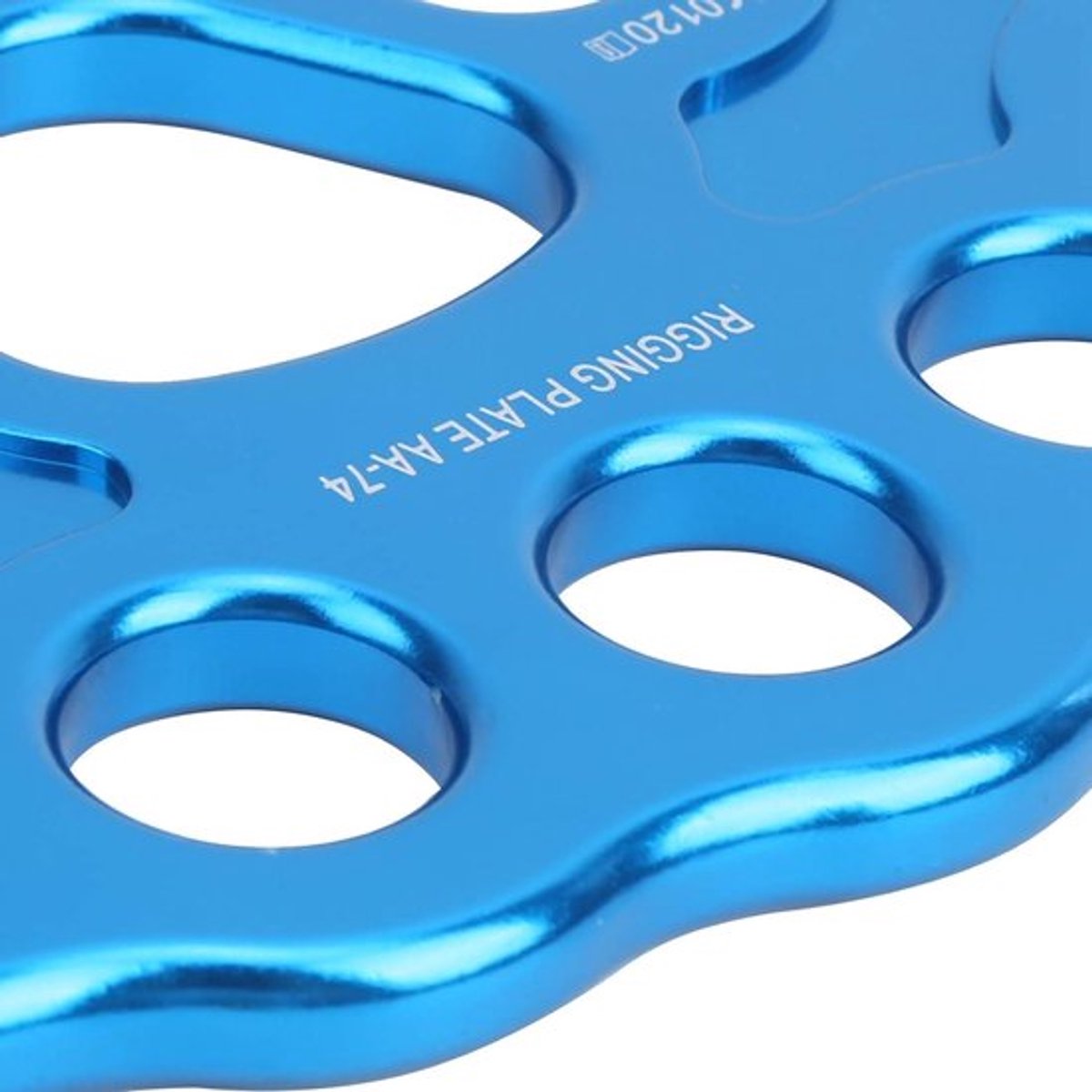 RVS Rigging Plate met 8-gaten, Hoge Belastbaarheid, Multifunctioneel voor Rotsklimmen, Outdoor en Skiën