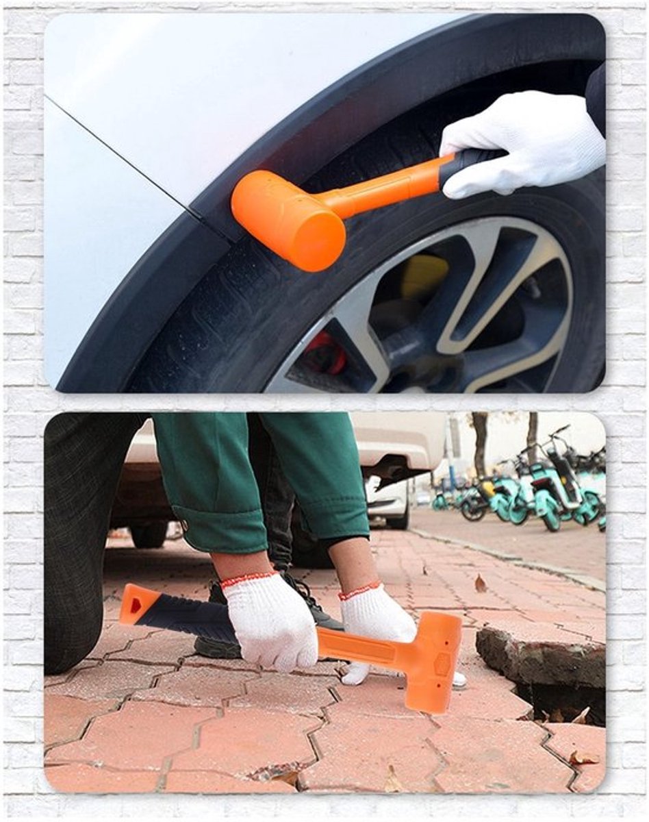 Rubber Hamer 0,5 lb - Niet-elastisch Ontwerp - Hamer voor Ambachten - Houtwerk - Efficiënte Slagen - Lichtgewicht