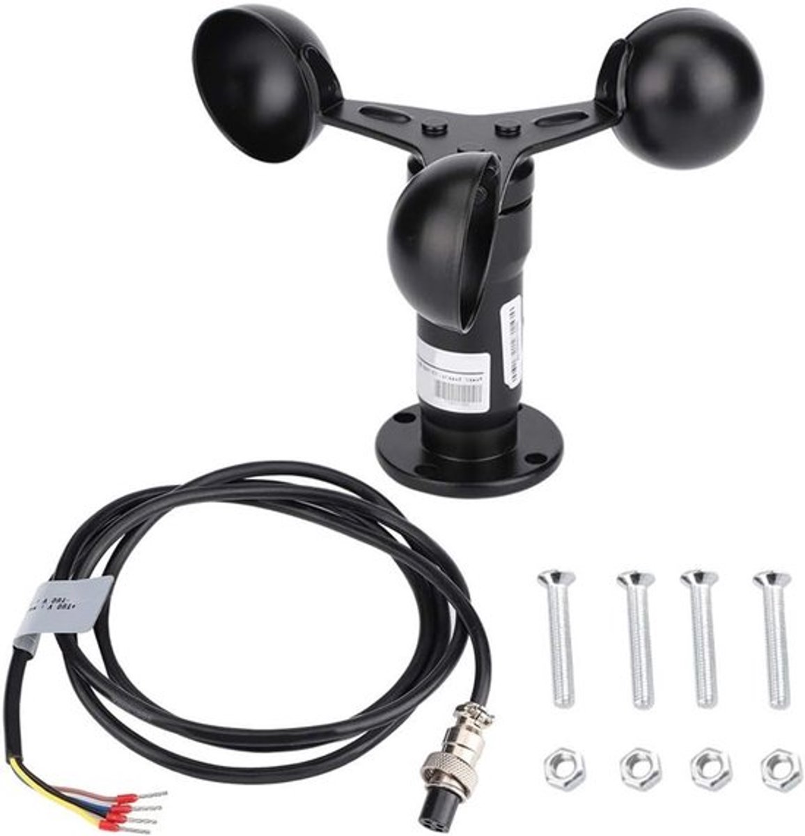Aluminium Anemometer voor Wind Snelheid Met Pulse Signaaluitgang en Nauwkeurige Metingen