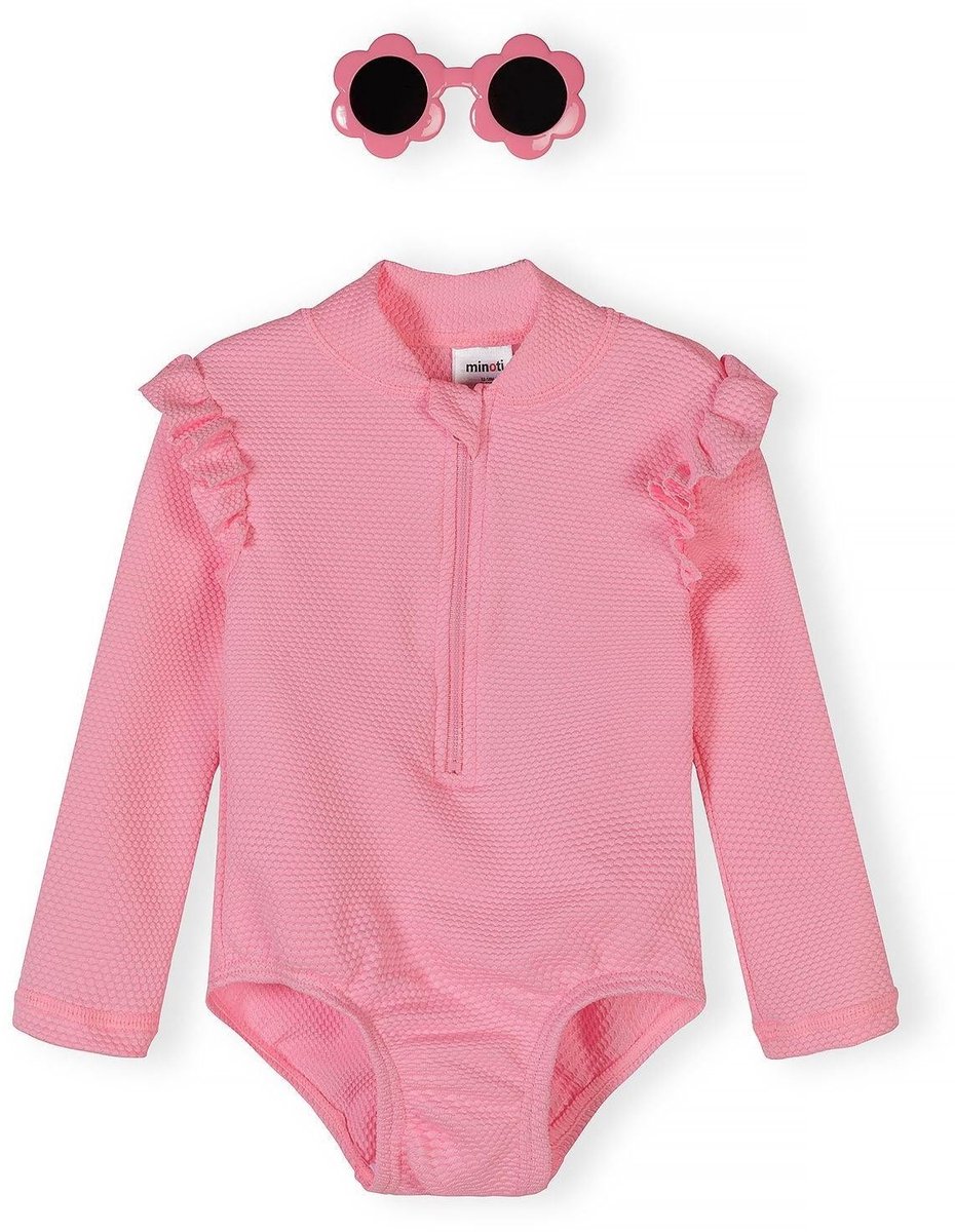Minoti UV shirt kind lange mouwen zwempak meisjes - UV-werend