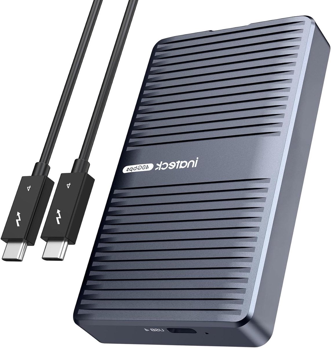 SSD Behuizing - Externe Schijf - Snelle Data Overdracht - 40Gbps USB4 Interface - 2280 Formaat - Aluminium