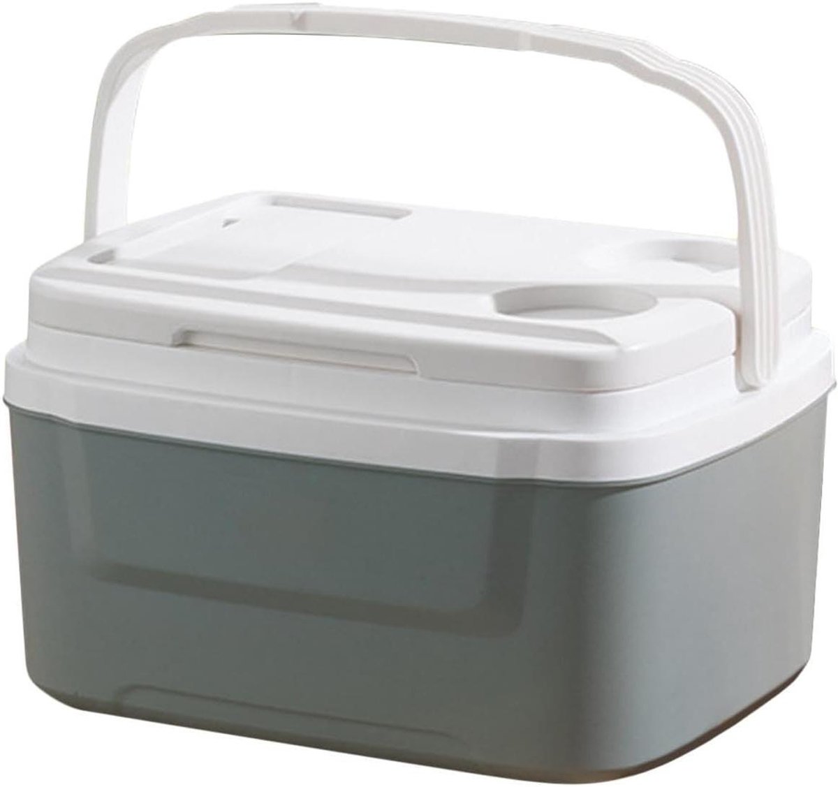Geïsoleerde Koelbox - Draagbare Lunchbox - Buitenactiviteiten - Lekvrij Systeem - 8L - Cyaanblauw