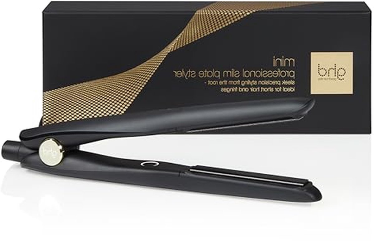 Mini Stijltang - Haar Gladmaker - Precisie Styling - Dual-zone Technologie - 31.2 cm - Zwart
