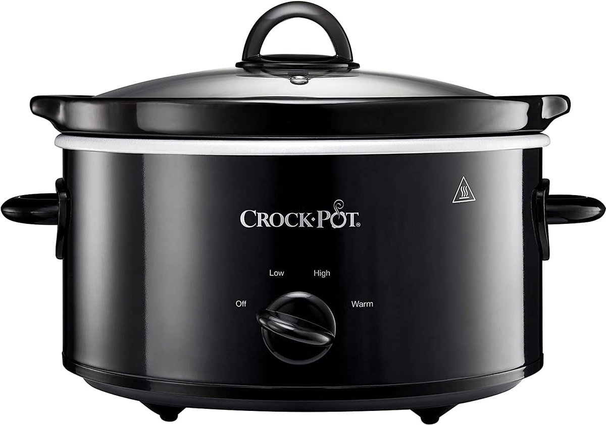 Slow Cooker met Verwijderbare Keramische Kom - 3.7 Liter (3-4 Personen) - Energiezuinig en Makkelijk te Reinigen – foto 5