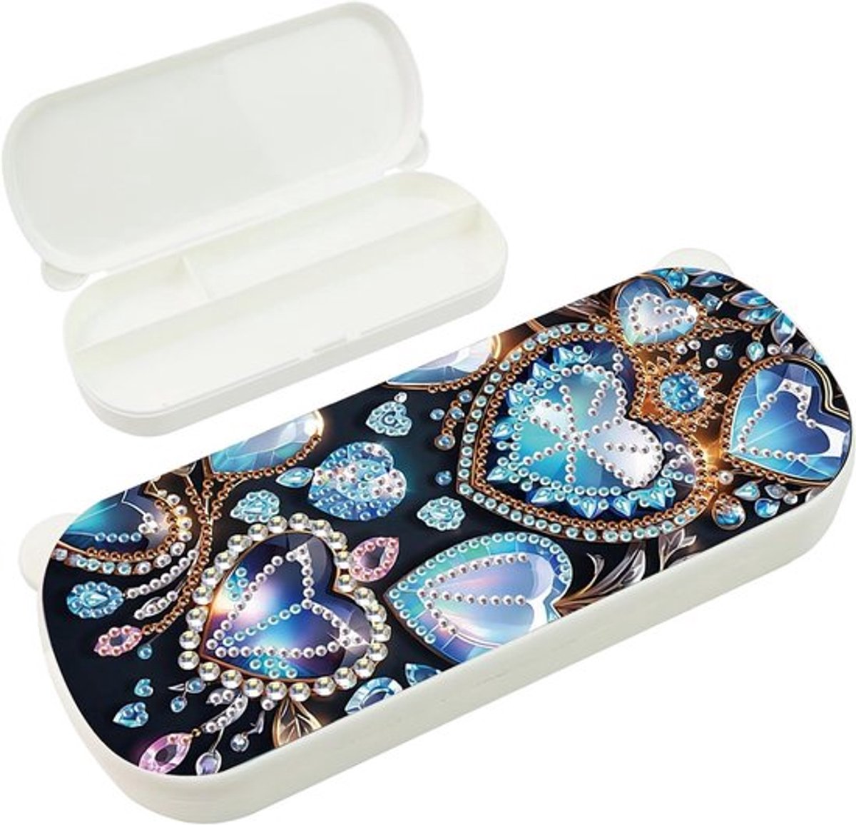 Diamant schilderen opbergtas voor kunstbenodigdheden, pennen en cosmetica - multifunctionele organizer voor creatief gebruik