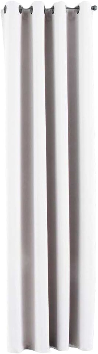 Ondoorzichtig »Newyork« wit H x B 225 x 140 cm 1-pack thermo-gordijn verduisteringsgordijn blackout oogjes geluidsisolerend Öko-Tex UV-bescherming vouwhouder 201920600