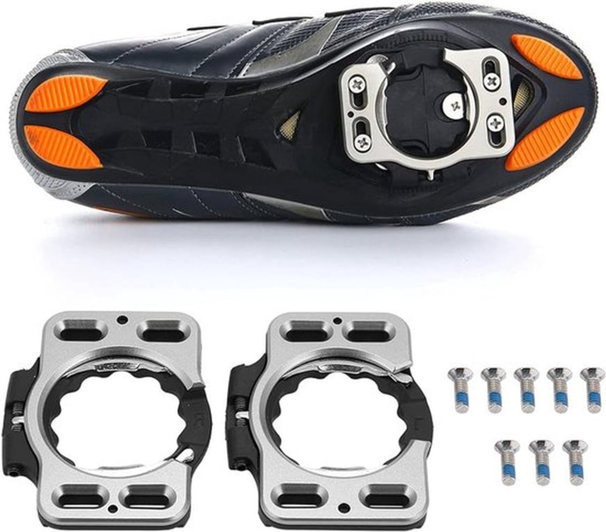 Fietsschoenen met Snelle Bevestiging, 1 Paar Pedal Clips en Cleat Covers voor SpeedPlay Zero en andere modellen