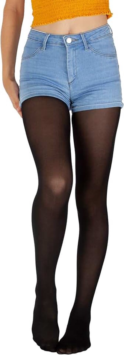 Panty, meisjes, microvezel, 40 den, maat 104-158, semi-transparant, gekleurd