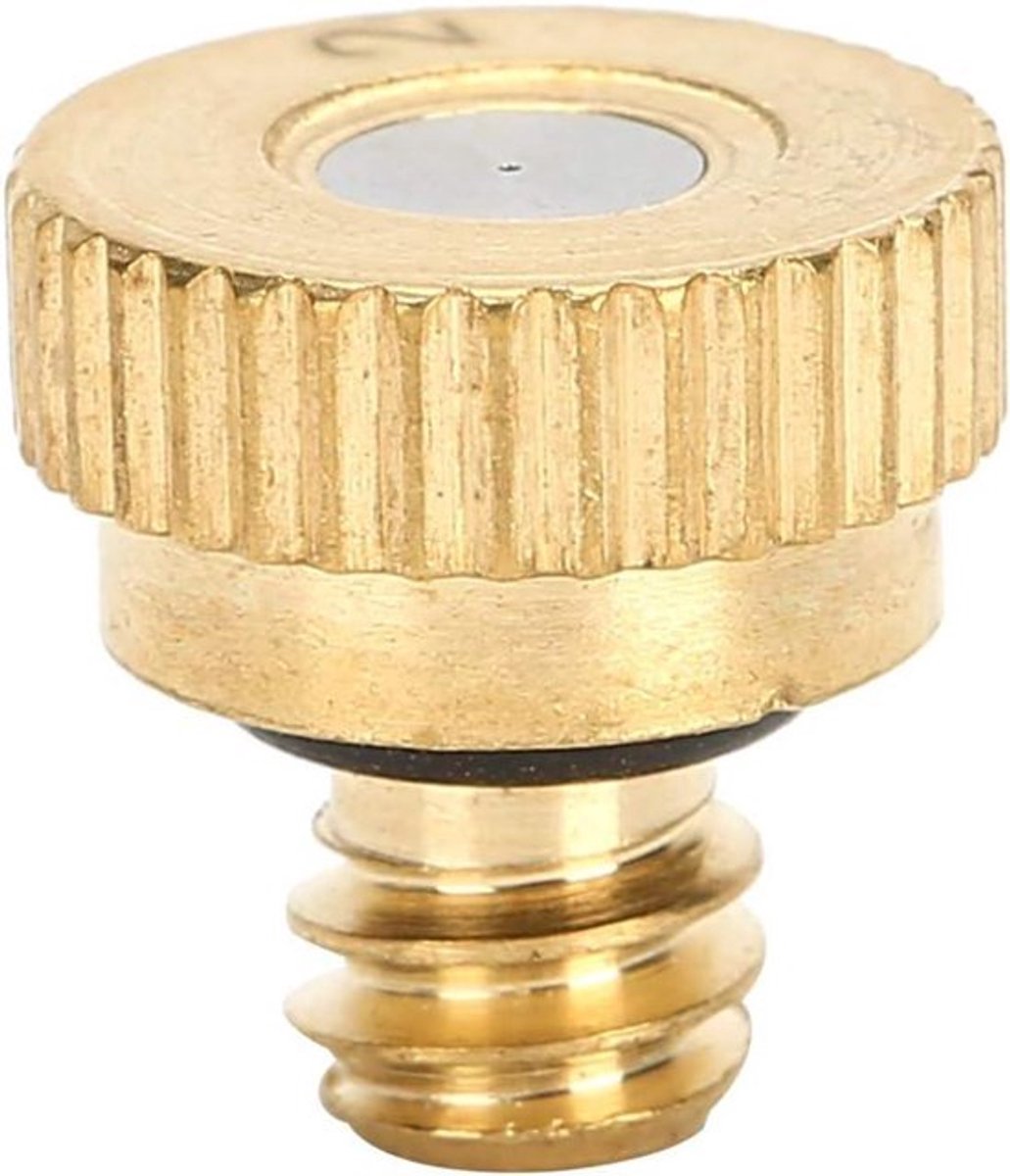 10 stuks Vernevelingsnozzles voor Outdoor Vernevelingssysteem - Messing, 0.2mm, Lage Druk
