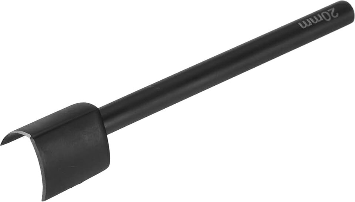 Leren stans V-vorm, 20 mm, lederen snijder, V-vormig koolstofstaal voor het maken van riemen, portemonnees en tassen