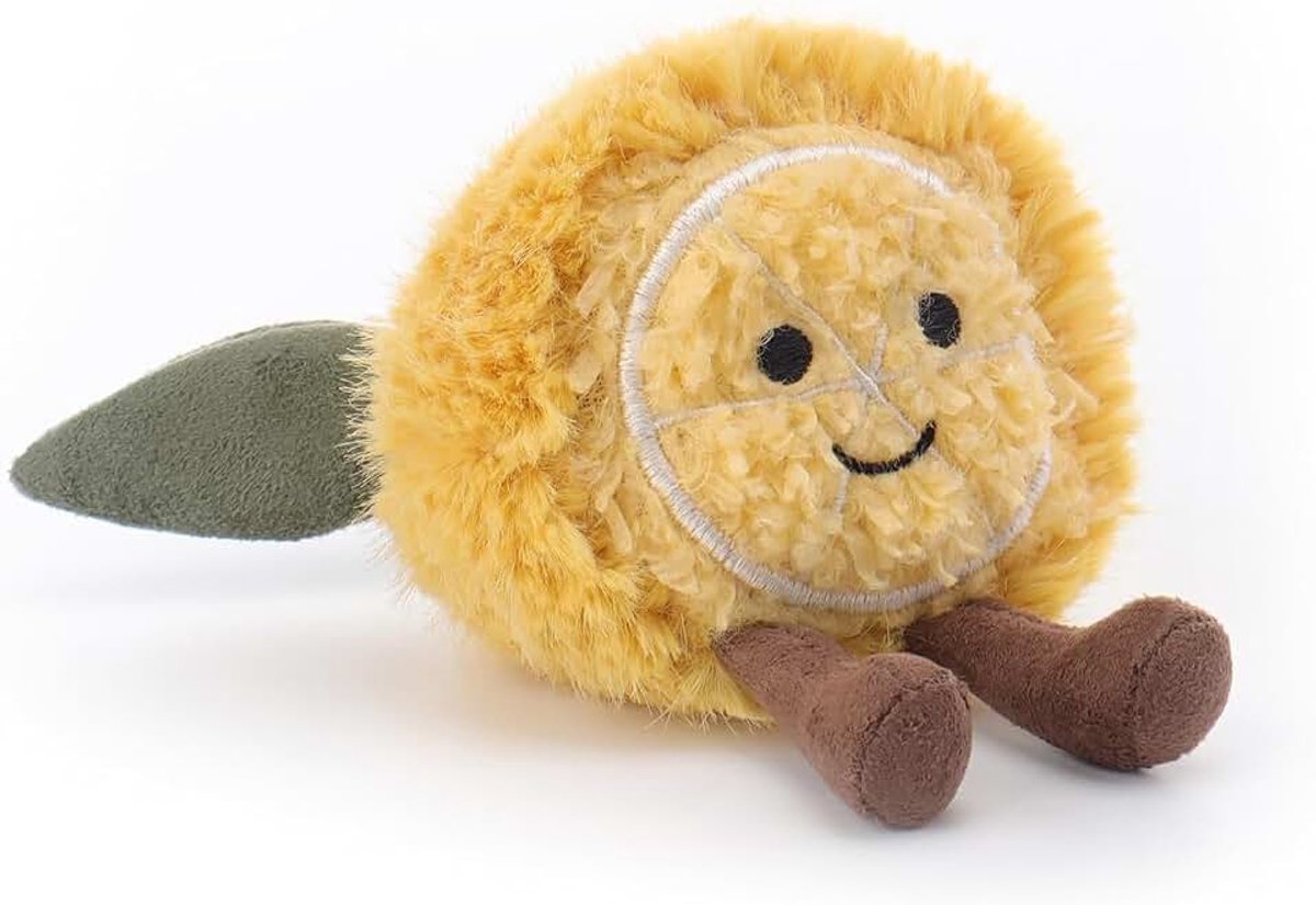 Lamb Onschuldige citroen pluche dier knuffeldier knuffeldier geel 8 cm