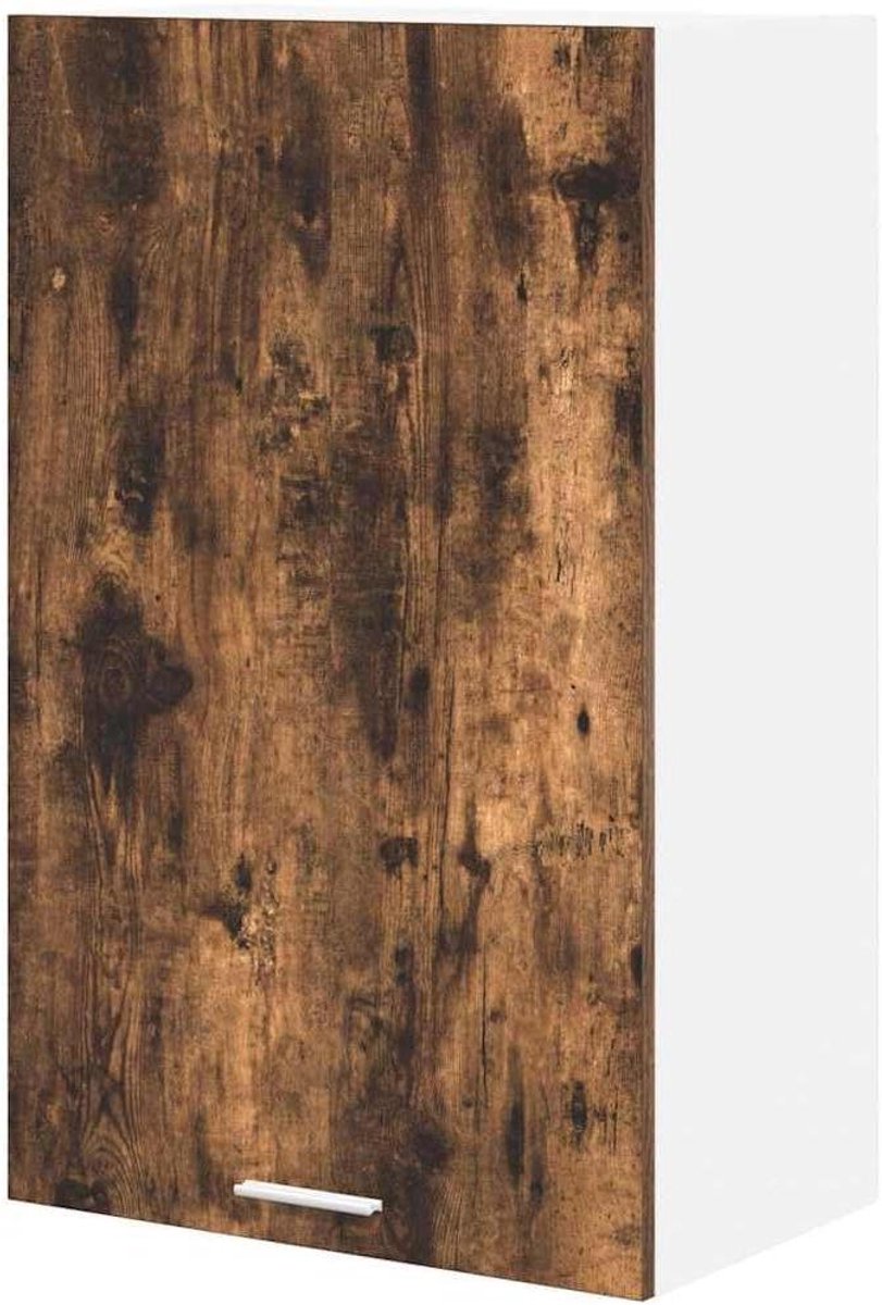 Keukenkast Hangend - Keukenelement - Keuken Opbergen - Glad Oppervlak - 50 x 31 x 80 cm - Eikenlook Wit