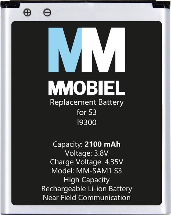 MMOBIEL Batterij / Accu voor Samsung Galaxy S3 I9300 - 2100 mAh Batterij  Li-Ion | bol.com