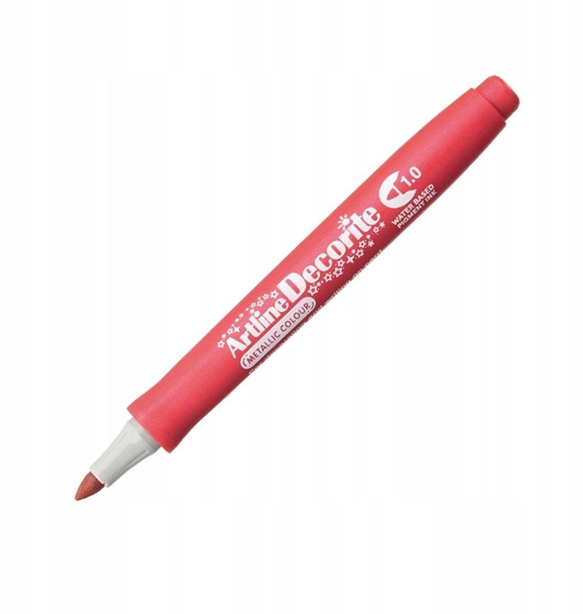 Acryl Marker 1mm Metallic Rood - Permanent & Levendig