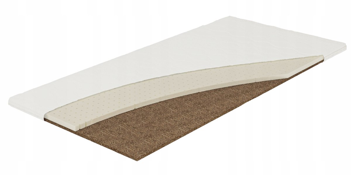 Asen Topper Matras Kokos Latex 140x200 cm - Verbeterd Slaapcomfort
