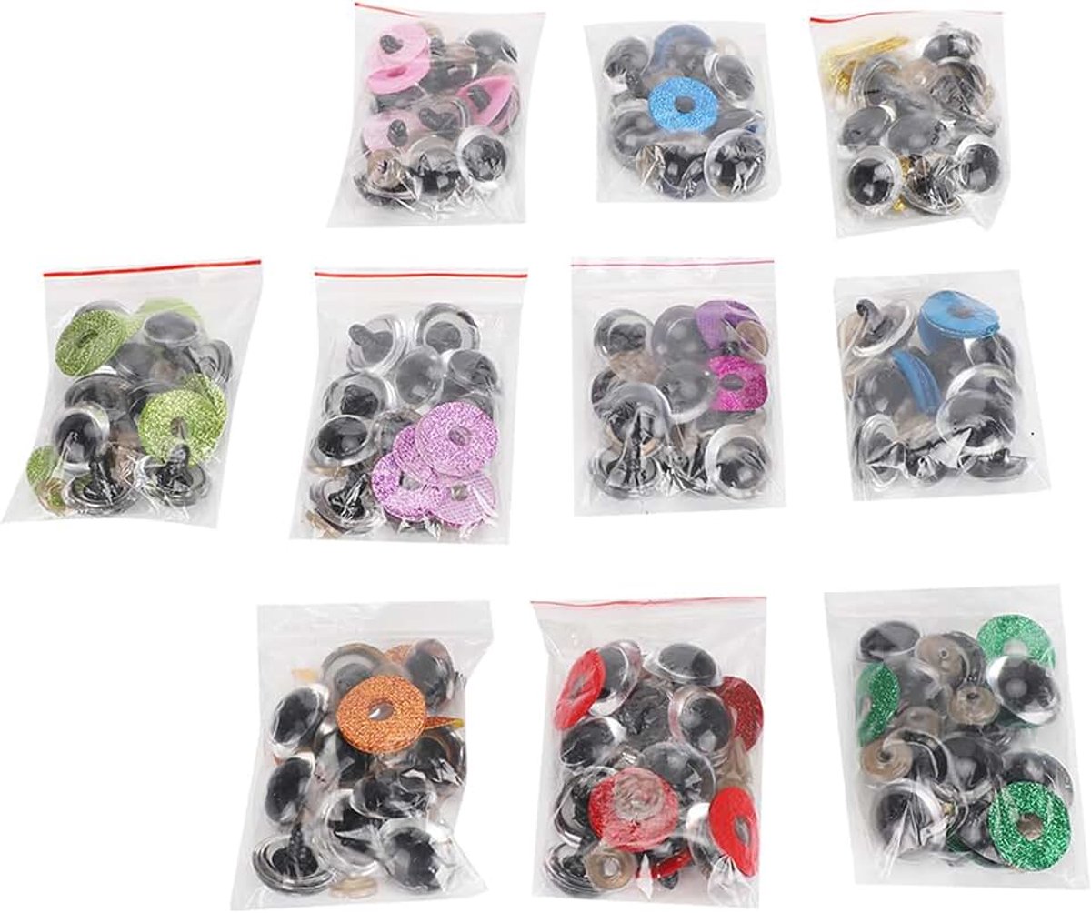 Ogen, Veiligheidsogen Knuffel Plastic Poppen DIY Kleurrijk voor Het Maken van Speelgoed en Handwerk (18MM)