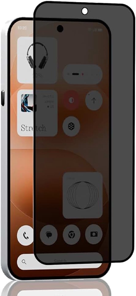 Privacyfolie voor Nothing Phone (4a) Pro, 9H hardheid, krasbestendig, anti-vingerafdruk, eenvoudig te installeren, anti-spy gehard glas voor Nothing Phone (4a) Pro