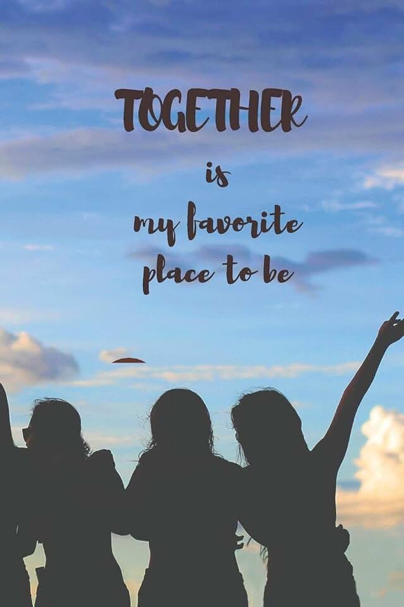 Is my favorite place to be: Notebook / Planner / Journal / Diary with inspirational family quote cover - 120 pages - 6x9 - wide ruled paper. Please read describtion