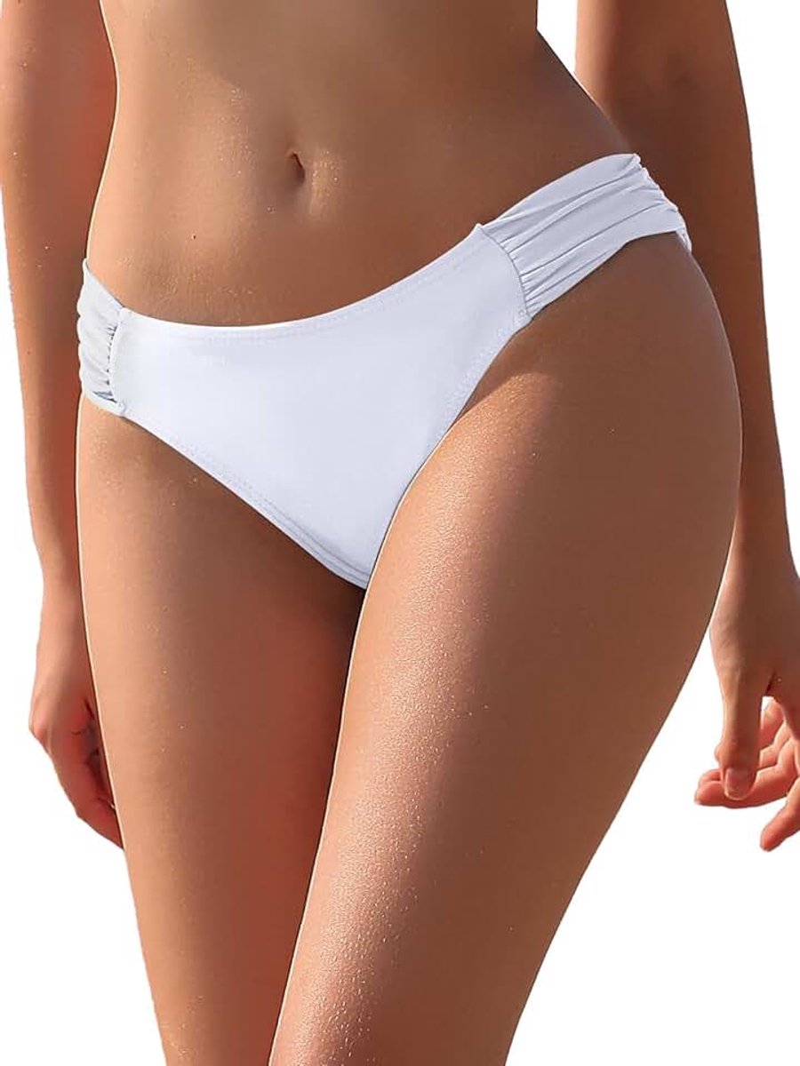 Bikinibroekje voor dames Ruched Side Hipster Tanga Swimsuit Brief