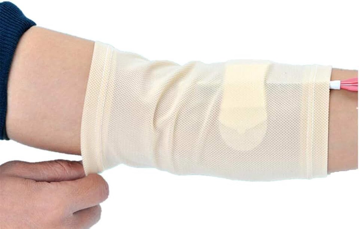 Gipsschutz für Erwachsene und Kinder, ultraweich, atmungsaktiv, Gewicht: 40 - 95 kg (Beige, M) *#