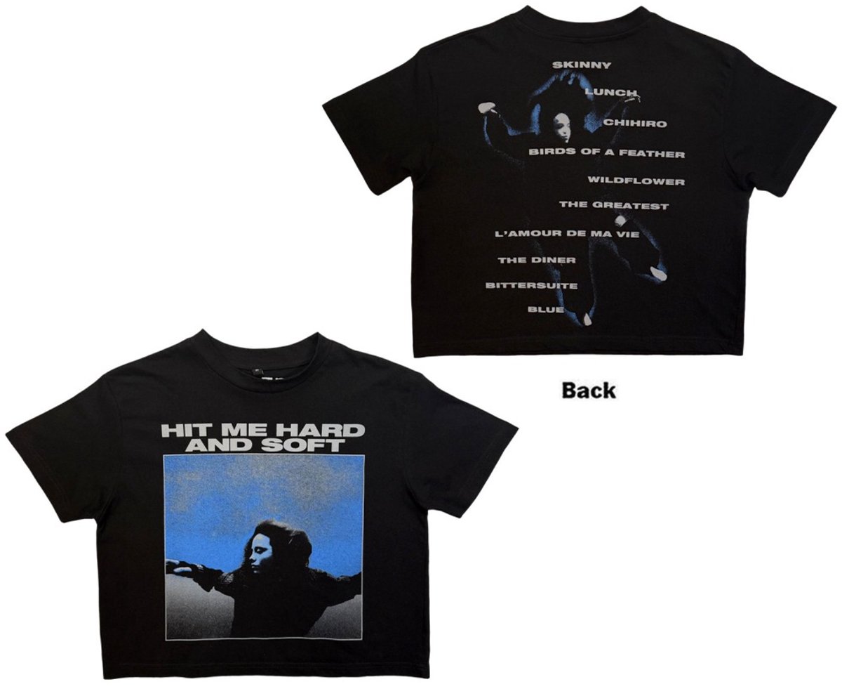 Billie Eilish - HMHAS Tracklist Crop top - M - Zwart