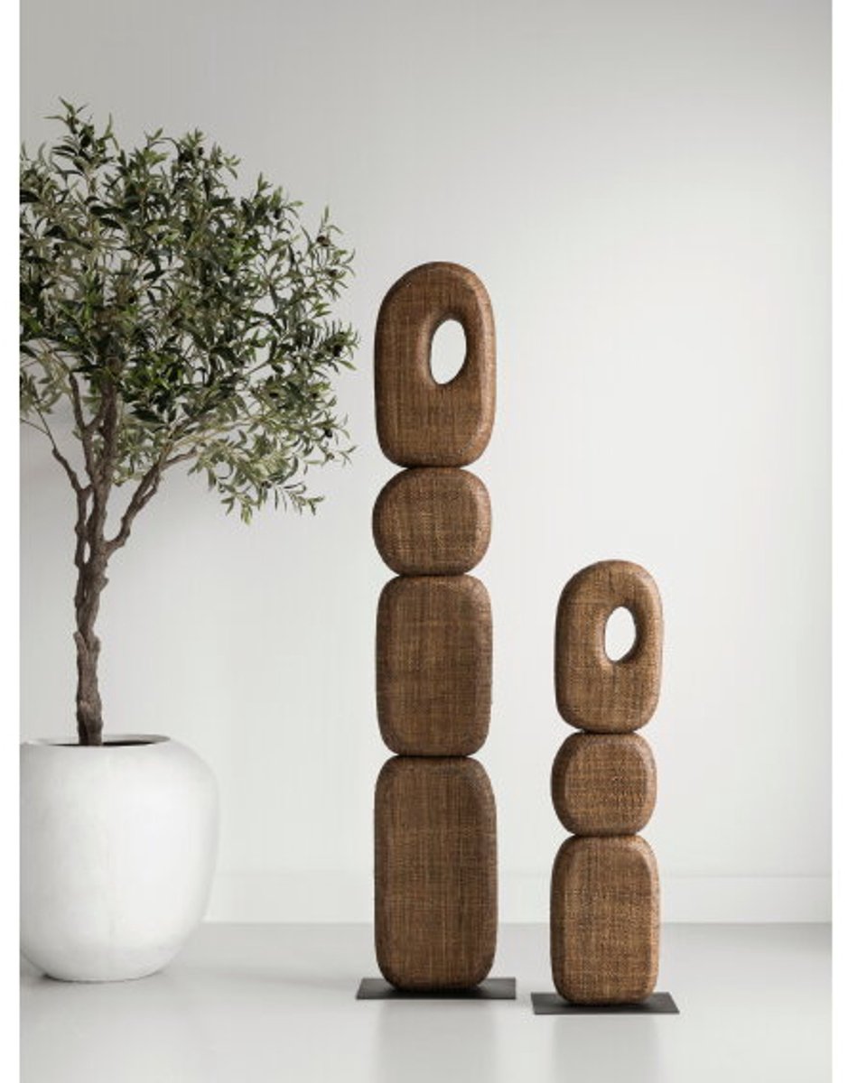 MUST Living Standbeeld Dolce XL - Geweven palm - 173x33x18 cm