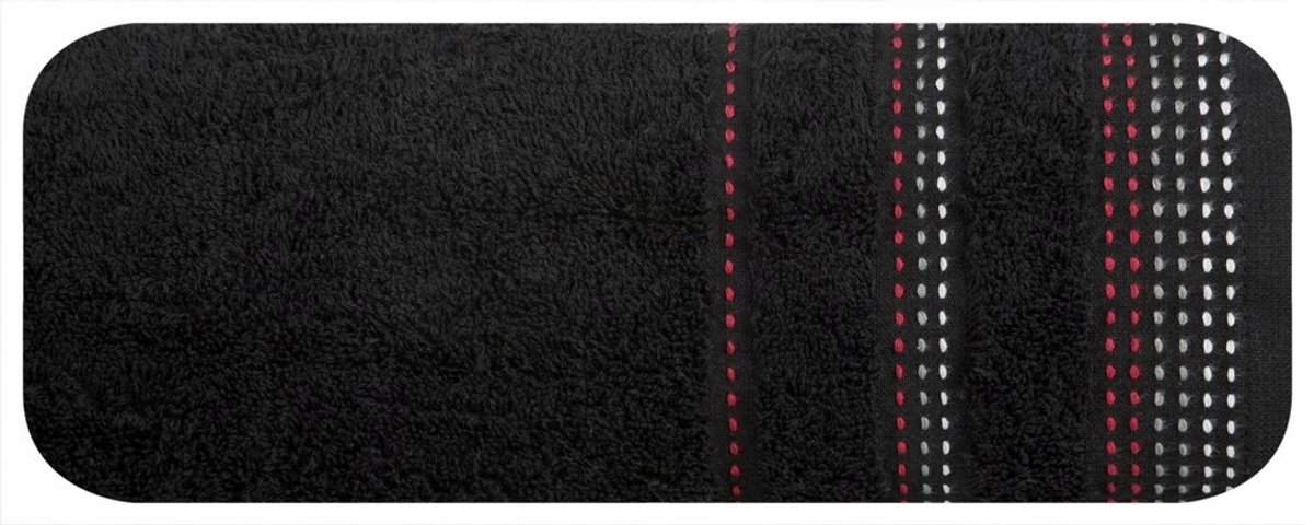 Pola Handdoek 30x50 cm Zwart - 100% Katoen